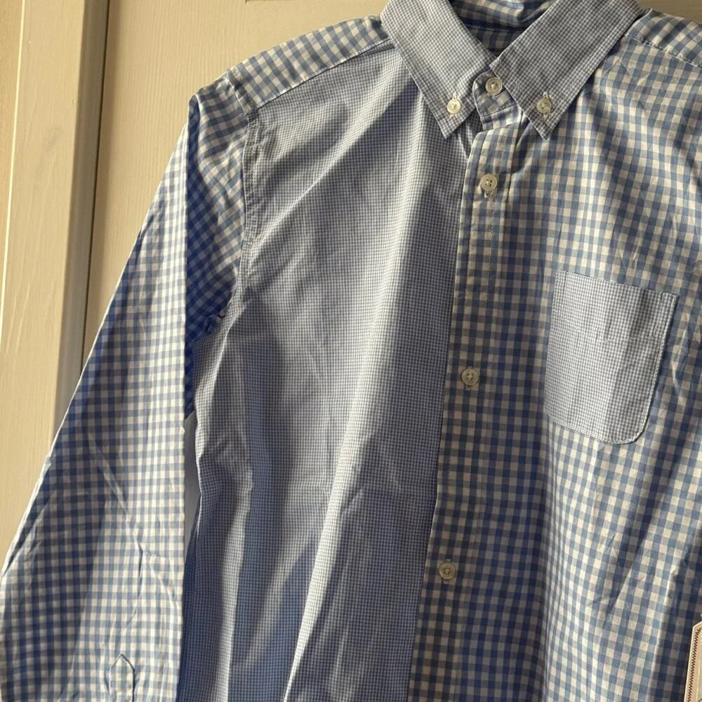 New Classic Prep Boys Owen Long Sleeve Button Down Bloomsbury Party Plaid 14